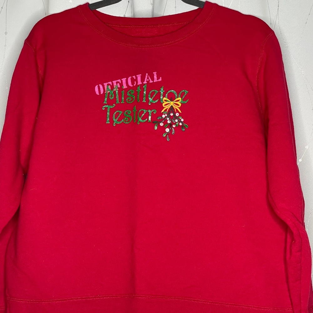 "Official Mistletoe Tester" Sweatshirt
